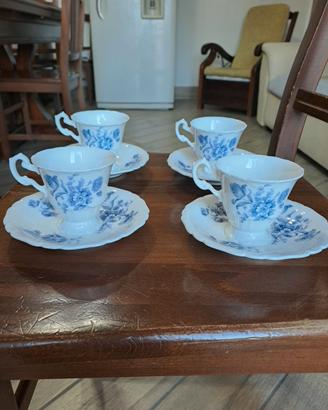 set di tazze e piattini da te' vintage