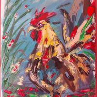 Quadro su tela in acrilico 25x30