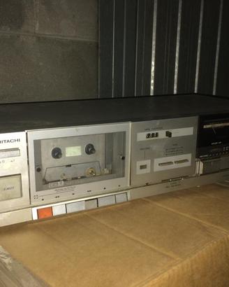 HITACHI D-E1 STEREO TAPE DECK CASSETTE VINTAGE!!