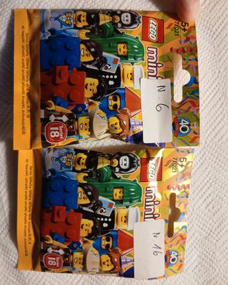 2 minifigures lego serie 18 71021 birthday girl
