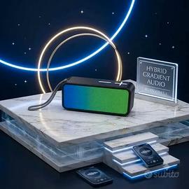 Mini Cassa Bluetooth Portatile LED con Cordino
