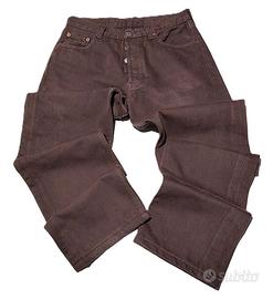 Jeans Levi's 501 Marroni Vintage M Unisex Ottime