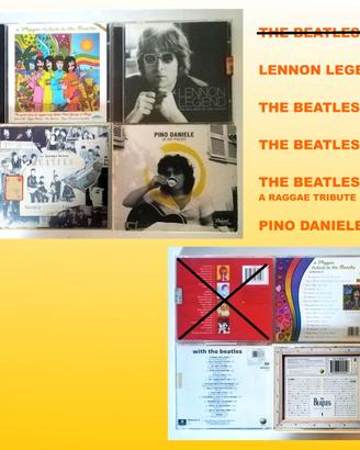 CD MUSICALI  BEATLES  , PINO DANIELE  ,  LENNON