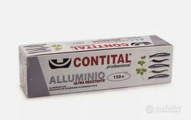 9 rotoli alluminio professionale 150 metri