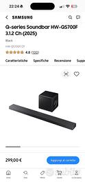 Soundbar samsung con AI