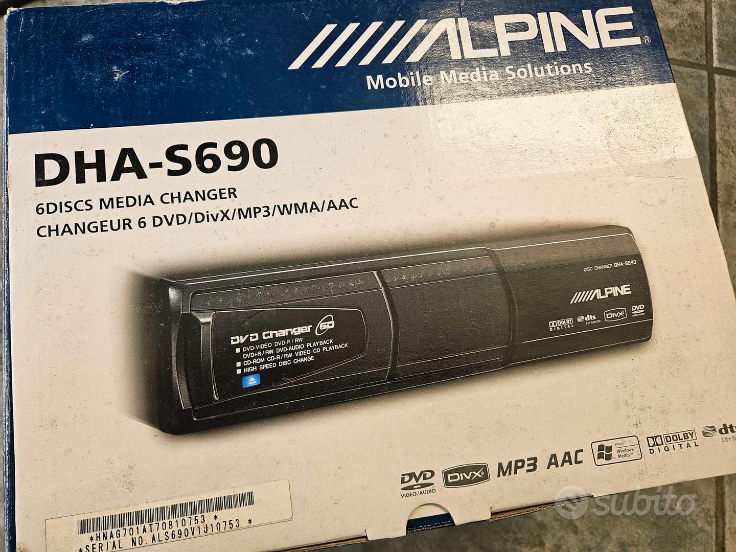 Alpine DHA-S690 Changer DVD DiVX - Audio/Video In vendita a Torino