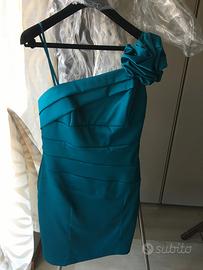 Vestito da cerimonia turchese