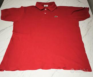 polo Lacoste rossa 