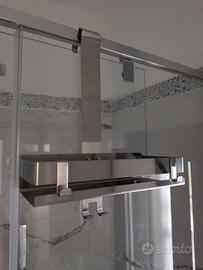 Portasaponi per doccia in acciaio inox