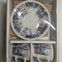  ULTIMO PREZZO Set 2 tazzine souvenir da Parigi