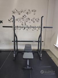 smith machine (marcy) compreso di panca 