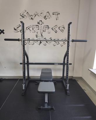 smith machine (marcy) compreso di panca 