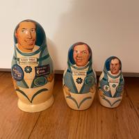 matrioska commemorativa della missione Soyuz