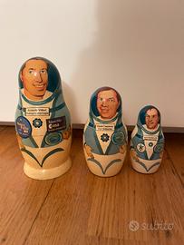 matrioska commemorativa della missione Soyuz