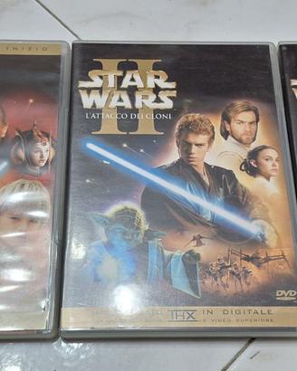 Set 6 DVD trilogia prequel Star Wars