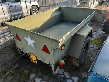 carrello jeep willys militare