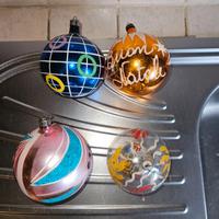 Palle di Natale in vetro soffiato