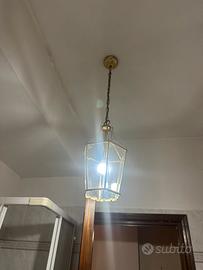 Lampadario in vetro