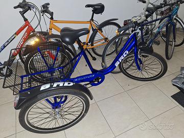 bici come nuova a tre ruote