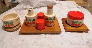 Set in Ceramica vintage  SIC anni 70
