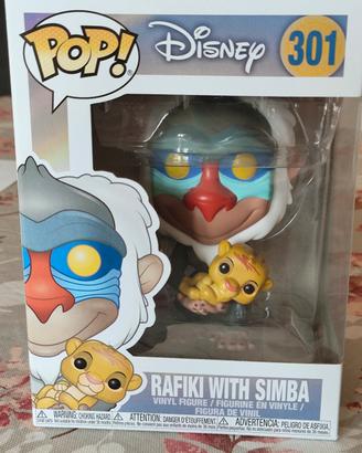 Funko Pop Rafiki con Simba 