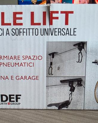 Sollevatore gancio muro per bicicletta