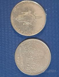 monete vaticano 2 pezzi