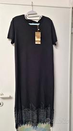 vestito nero in maglia Conbipel NUOVO !