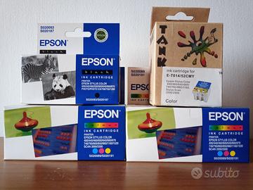 4 Cartucce Stampanti Epson Nuove scadute 