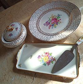 Servizio da Dolce Vintage in Porcellana