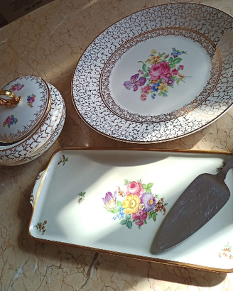 Servizio da Dolce Vintage in Porcellana
