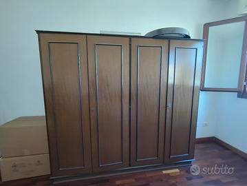 armadio legno due ante