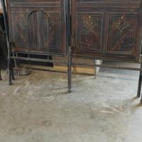 Testate letto primi del 900 in ferro e legno
