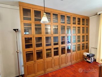 libreria artigianale in rovere