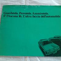 Opel Ascona 16 Depliant Brochure originale