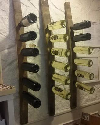 Portabottiglie da parete