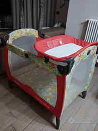 Lettino da campeggio con fasciatoio