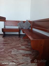 Cassapanca angolare contenitrice