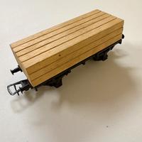 Vagone Rivarossi travi di legno