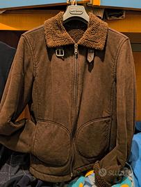 Benetton giacca in stile montone