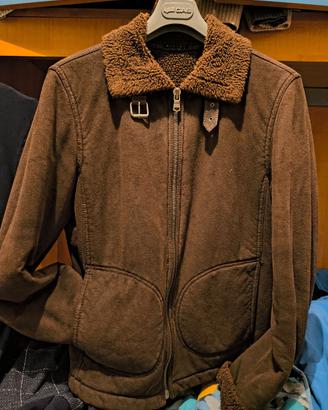 Benetton giacca in stile montone