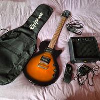 Chitarra Elettrica Epiphone Les Paul con ampli