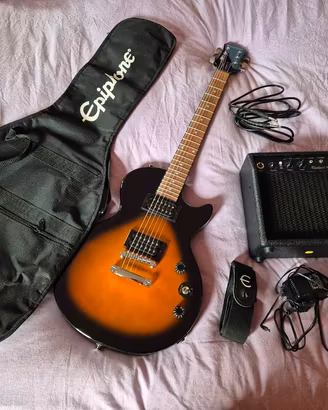 Chitarra Elettrica Epiphone Les Paul con ampli