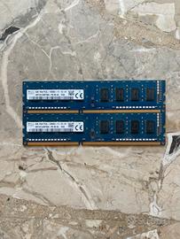 2 RAM DDR3 da 4 gb SK