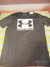 T-shirt Under Armour Logo Camo Nera