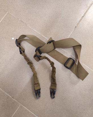 cinghia 2 punti fucile militare made in usa Cb tan