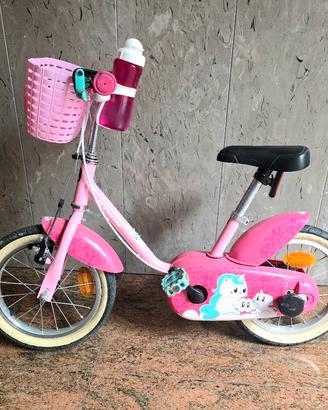 bicicletta bici  bambina 14" Unicorn