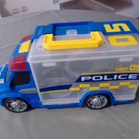 CAMION POLIZIA CON ACCESSORI PER AGENTE DI POLIZIA