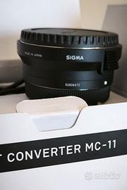 Sigma Mount Converter MC-11 o MC11 Canon >< Sony