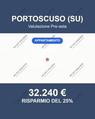 Immobile in asta di 60 m² a Portoscuso